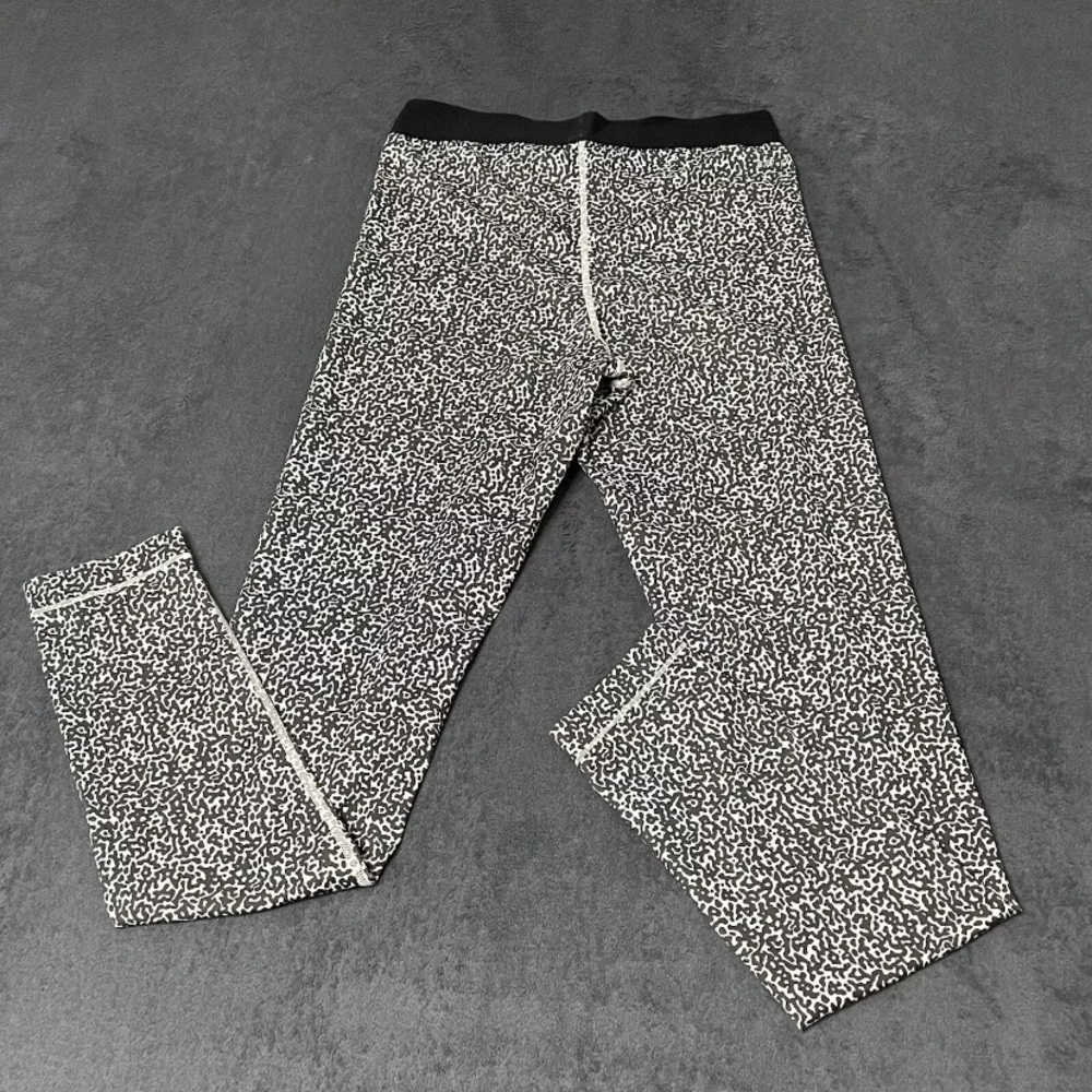 Nike Pro Dri-Fit Tight Leggings Womens M StayCool Black & White Mezzo Print Pant - Picture 4 of 7
